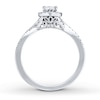 Thumbnail Image 2 of Previously Owned Neil Lane Engagement Ring 7/8 ct tw Marquise & Round-cut Diamonds 14K White Gold - Size 4.25