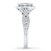 Previously Owned Neil Lane Engagement Ring 7/8 ct tw Marquise & Round-cut Diamonds 14K White Gold