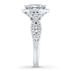 Thumbnail Image 3 of Previously Owned Neil Lane Engagement Ring 7/8 ct tw Marquise & Round-cut Diamonds 14K White Gold - Size 4.25