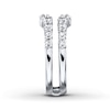 Thumbnail Image 3 of Previously Owned THE LEO Diamond Enhancer Ring 1 ct tw Round-cut 14K White Gold - Size 5