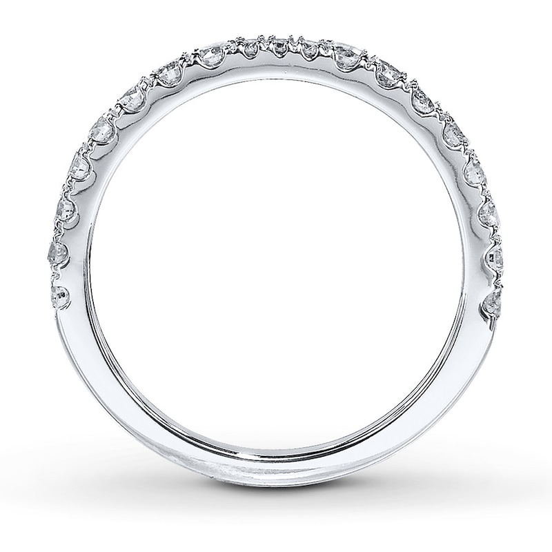 Main Image 2 of Previously Owned Neil Lane Wedding Band 1/2 ct tw Diamonds 14K White Gold - Size 8.5