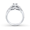Thumbnail Image 2 of Previously Owned THE LEO Engagement Ring 1 ct tw Round-cut Diamonds 14K White Gold - Size 9