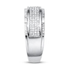 Thumbnail Image 2 of Previously Owned Men's Band 1/2 ct tw Round-cut Diamonds 10K White Gold - Size 14.5