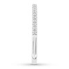 Thumbnail Image 3 of Previously Owned Diamond Wedding Band 1/10 ct tw Round-cut 10K White Gold - Size 3.5