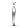 Thumbnail Image 2 of Previously Owned Diamond Anniversary Band 1/2 ct tw Princess-cut 14K White Gold - Size 9