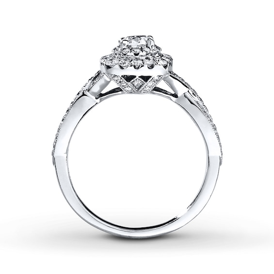 Thumbnail Image 2 of Previously Owned Neil Lane Engagement Ring 7/8 ct tw Round-cut Diamonds 14K White Gold Size 4