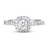 Thumbnail Image 4 of Previously Owned Diamond Engagement Ring 3/8 ct tw Round-cut 10K White Gold Size 9.75