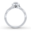 Thumbnail Image 2 of Previously Owned Neil Lane Engagement Ring 3/4 ct tw Round-cut Diamonds 14K White Gold - Size 4