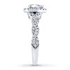 Thumbnail Image 2 of Previously Owned Neil Lane Engagement Ring 3/4 ct tw Pear & Round-cut Diamonds 14K White Gold - Size 8.5