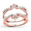 Previously Owned Diamond Enhancer Ring 1/2 ct tw Round-cut 14K Rose Gold