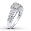 Thumbnail Image 1 of Previously Owned Diamond Ring 1/2 ct tw Round-cut 10K White Gold - Size 10.25