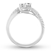 Thumbnail Image 2 of Previously Owned Ever Us Diamond Engagement Ring 1/2 ct tw Round-cut 14K White Gold - Size 3