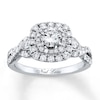 Thumbnail Image 1 of Previously Owned Neil Lane Engagement Ring 1-3/8 ct tw Round-cut Diamonds 14K White Gold Size 8.5