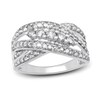 Thumbnail Image 1 of Previously Owned Diamond Fashion Ring 1 ct tw Round-cut 10K White Gold - Size 12.25