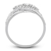 Thumbnail Image 2 of Previously Owned Diamond Fashion Ring 1 ct tw Round-cut 10K White Gold - Size 12.25