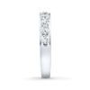 Thumbnail Image 3 of Previously Owned THE LEO Diamond Band 1 ct tw Round-cut 14K White Gold - Size 8.75