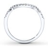 Thumbnail Image 2 of Previously Owned Diamond Wedding Band 1/8 ct tw Round-cut 14K White Gold - Size 9