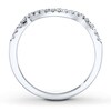 Thumbnail Image 1 of Previously Owned Diamond Wedding Band 1/8 ct tw Round-cut 14K White Gold - Size 9