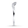 Thumbnail Image 3 of Previously Owned Diamond Wedding Band 1/8 ct tw Round-cut 14K White Gold - Size 9