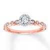 Thumbnail Image 1 of Previously Owned Diamond Engagement Ring 1/4 ct tw Round-cut 10K Two-Tone Gold - Size 10
