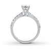 Thumbnail Image 2 of Previously Owned THE LEO Diamond Engagement Ring 1-1/8 ct tw Princess & Round-cut Diamonds 14K White Gold - Size 5