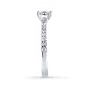 Thumbnail Image 3 of Previously Owned THE LEO Diamond Engagement Ring 1-1/8 ct tw Princess & Round-cut Diamonds 14K White Gold - Size 5
