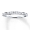 Thumbnail Image 0 of Previously Owned Diamond Wedding Band 1/5 ct tw Round-cut 14K White Gold - Size 7.5