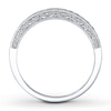 Thumbnail Image 1 of Previously Owned Diamond Wedding Band 1/5 ct tw Round-cut 14K White Gold - Size 7.5