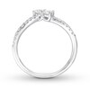 Thumbnail Image 2 of Previously Owned Ever Us Diamond Ring 1/6 ct tw Round-cut 10K White Gold Size 8.5