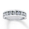 Thumbnail Image 0 of Previously Owned Diamond Wedding Band 1-1/5 ct tw Round-cut 14K White Gold - Size 9.5