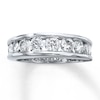 Previously Owned Diamond Wedding Band 1-1/2 ct tw Round-cut 14K White Gold