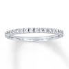 Thumbnail Image 1 of Previously Owned Diamond Wedding Band 1/5 ct tw Round-cut 14K White Gold Size 9.25