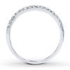 Thumbnail Image 2 of Previously Owned Diamond Wedding Band 1/5 ct tw Round-cut 14K White Gold Size 9.25