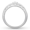 Thumbnail Image 2 of Previously Owned Diamond Anniversary Band 1/2 ct tw Round-cut 14K White Gold - Size 4.5
