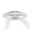 Thumbnail Image 1 of Previously Owned Diamond Anniversary Band 3/8 ct tw Round-cut 14K White Gold - Size 9.25