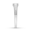 Thumbnail Image 3 of Previously Owned Diamond Anniversary Band 3/8 ct tw Round-cut 14K White Gold - Size 9.25