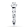 Thumbnail Image 2 of Previously Owned Diamond Engagement Ring 1/2 ct tw Round-cut 10K White Gold - Size 3.25