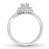 Thumbnail Image 3 of Previously Owned Diamond Engagement Ring 5/8 ct tw Round-cut 14K White Gold Size 4.25