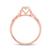 Thumbnail Image 2 of Previously Owned Diamond Ring 1/5 ct tw Round-cut 10K Rose Gold - Size 4