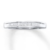Previously Owned Diamond Wedding Band 1/4 ct tw Princess-cut 14K White Gold