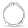 Thumbnail Image 3 of Previously Owned Diamond Enhancer Ring 1/4 ct tw Round-cut 14K White Gold Size 4