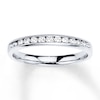 Thumbnail Image 0 of Previously Owned Diamond Band 1/4 ct tw Round-cut 10K White Gold - Size 9.5