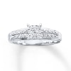 Thumbnail Image 1 of Previously Owned Diamond Engagement Ring 1/4 ct tw Round-cut 10K White Gold Size 10.25