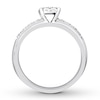 Thumbnail Image 1 of Previously Owned Diamond Engagement Ring 1/4 ct tw Round-cut 10K White Gold