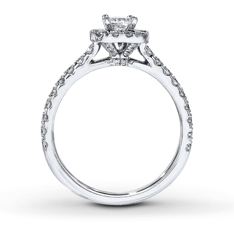 Main Image 2 of Previously Owned Neil Lane Engagement Ring 7/8 ct tw Diamonds 14K White Gold - Size 10.25