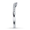 Thumbnail Image 3 of Previously Owned Diamond Wedding Band 1/4 ct tw Round-cut 14K White Gold - Size 9.75