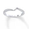 Thumbnail Image 1 of Previously Owned Ever Us Band 1/8 ct tw Round-cut Diamonds 14K White Gold - Size 10