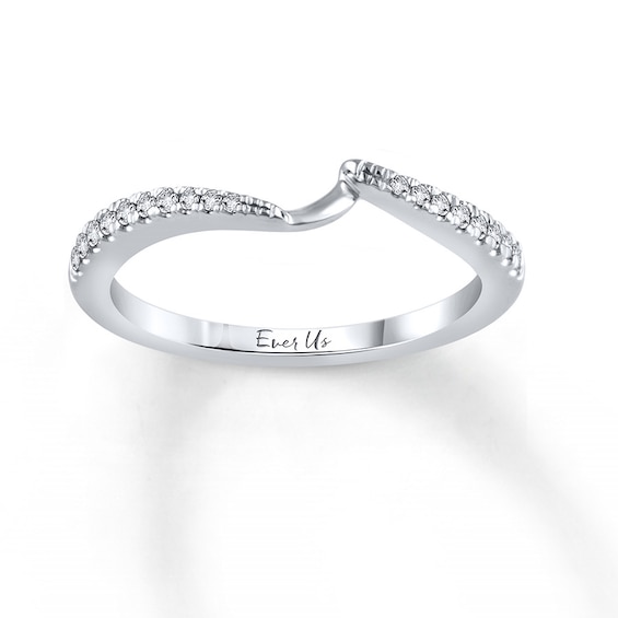 Previously Owned Ever Us Band 1/ ct tw Round-cut Diamonds 14K White Gold Size