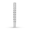 Thumbnail Image 3 of Previously Owned Diamond Wedding Band 3/8 ct tw Round-cut 14K White Gold - Size 4.75