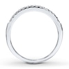 Thumbnail Image 2 of Previously Owned Diamond Wedding Band 1/8 ct tw Round-cut 14K White Gold - Size 4